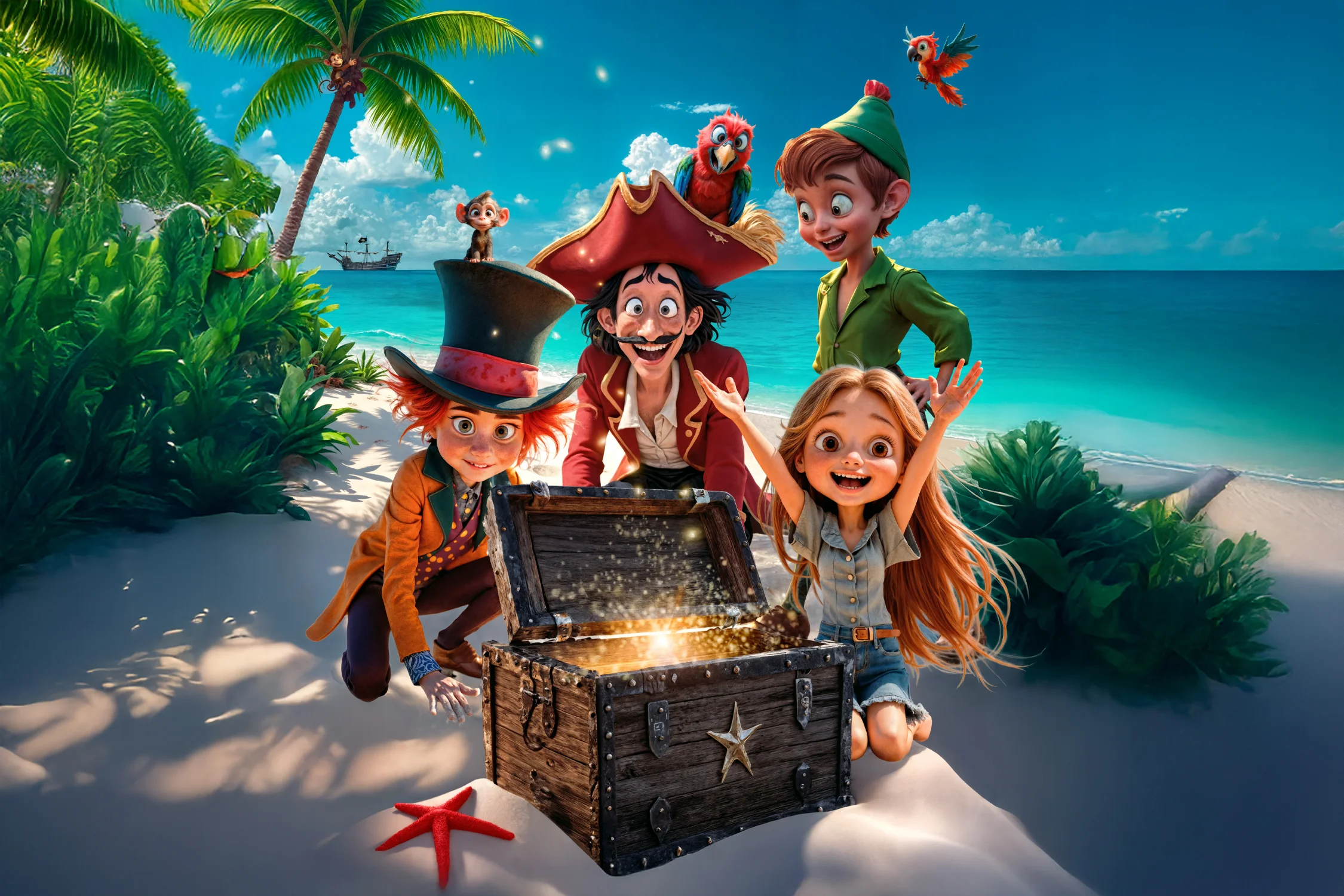 GARFIO Y LA ISLA DEL TESORO