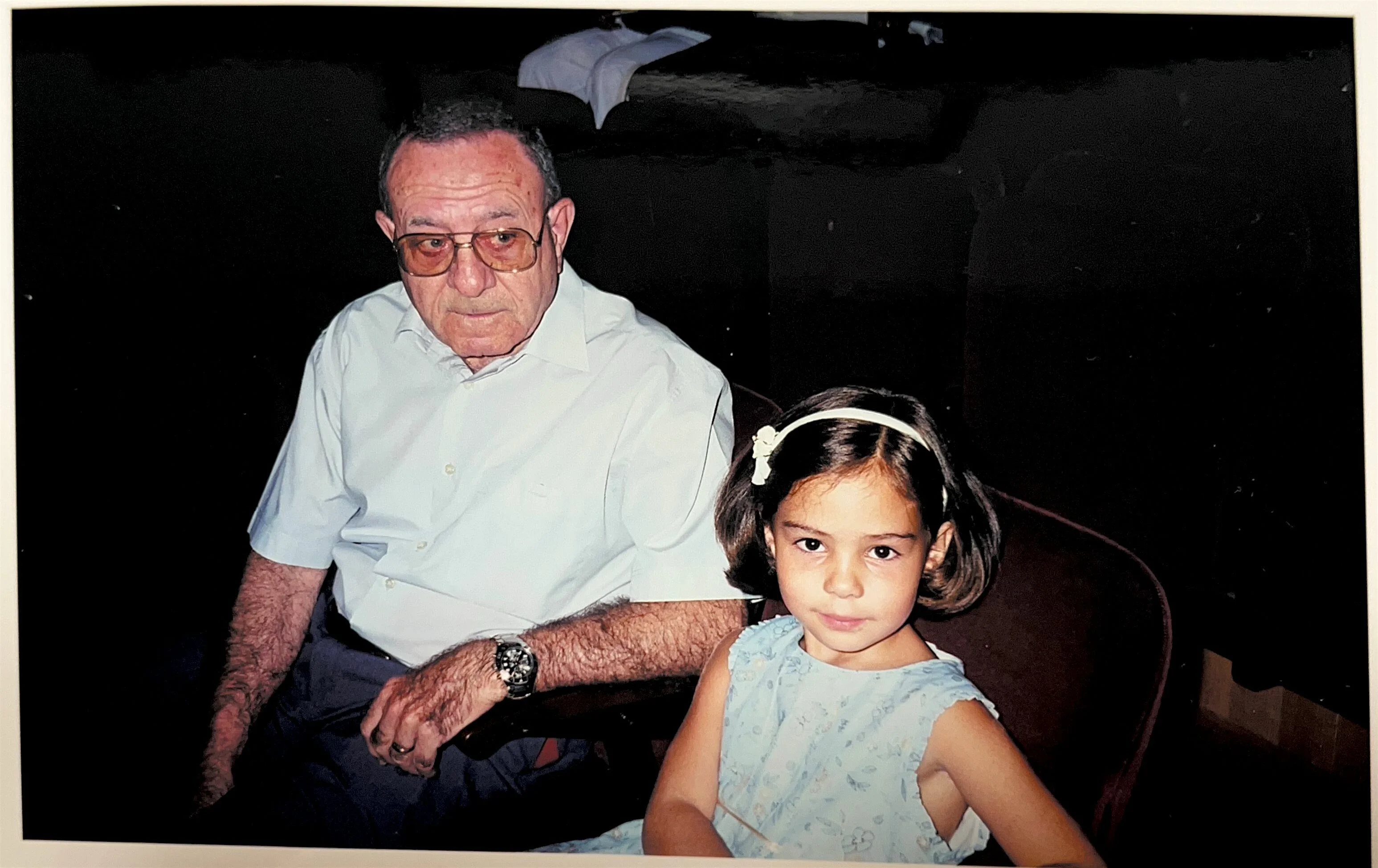 Paula y Agustín en sus butacas